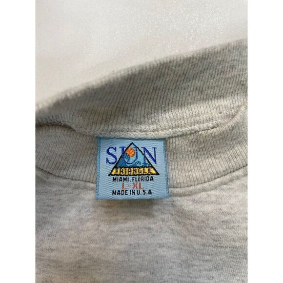 VINTAGE South Florida Sporting Clays Inc Riffle Gun Sweatshirt Men Large USA 90s - Picture 6 of 7